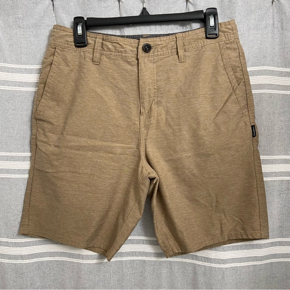 O'NEILL / Men's Hybrid Tan Heathered Shorts Size 30